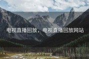 电视直播回放，电视直播回放网站