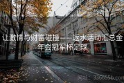 让激情与财富碰撞——返水活动汇总金年会冠军杯足球