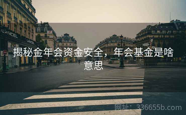 揭秘金年会资金安全，年会基金是啥意思