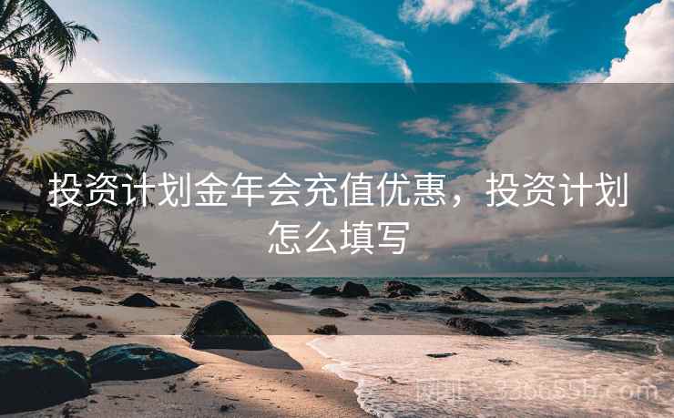 投资计划金年会充值优惠，投资计划怎么填写