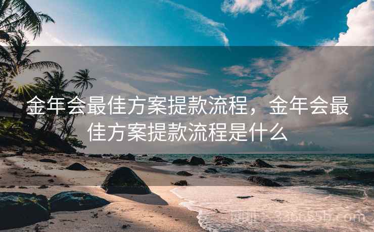 金年会最佳方案提款流程，金年会最佳方案提款流程是什么