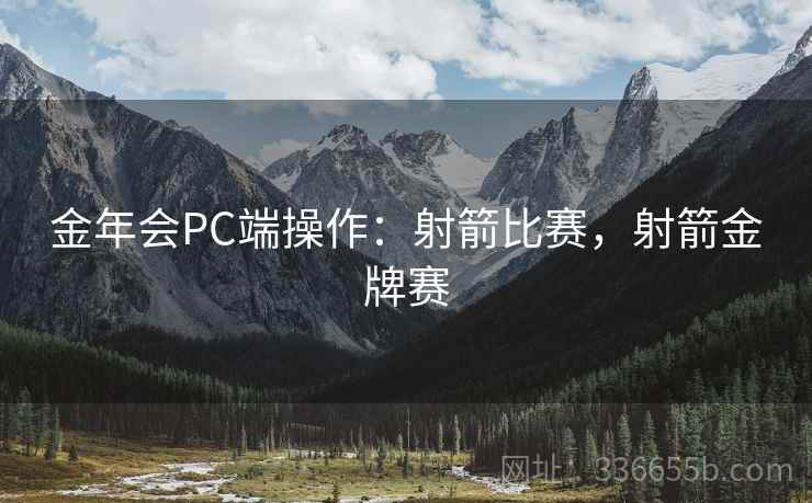 金年会PC端操作：射箭比赛，射箭金牌赛