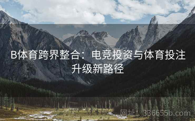 B体育跨界整合：电竞投资与体育投注升级新路径